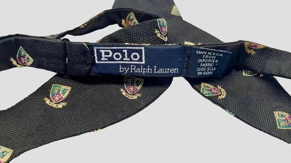 Polo Hombre Seda Autoatada Pajarita Foto 3 de 3