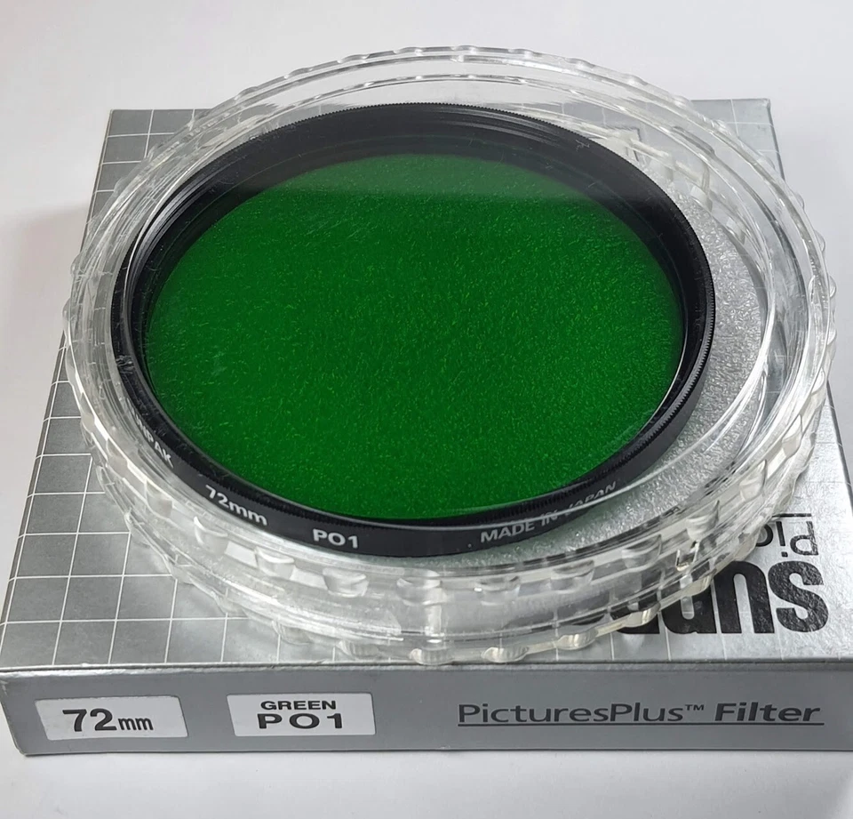 Genuine 72mm G-11 #11 PO1 Green Glass Color Conversion Lens Filter Japan Sunpak - Image 2 of 4