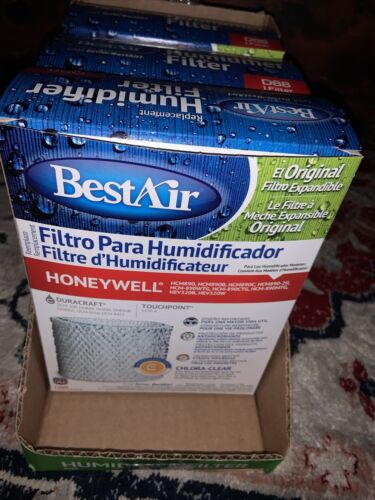 Case Lot Of 3 BestAir D88 Extended Life Humidifier Paper Wick Humidifier Filter - Picture 1 of 2