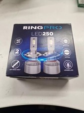 Ring Automotive H7 LED Headlight Bulbs, 250% Brighter, 6000K