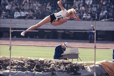 Iolanda Balas Romania competes Women's High Jump Final at Tokyo Ol- Old Photo