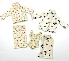 Vintage Mommy Made Barbie Clothing Mix Match Lot Jersey Floral Bathing Suit
