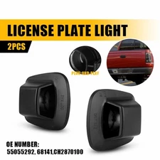 2Pc Rear Bumper Tag License Light Plate Lamp Fit 97-11 Dodge Dakota Super bright