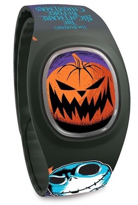 Disney Parks Jack Skellington Pumpkin King MagicBand Plus Black Unlinked - NEW