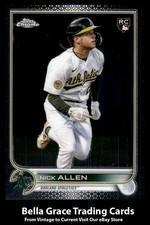 2022 Topps Chrome Update Nick Allen #USC117 Oakland Athletics Rookie MLB  