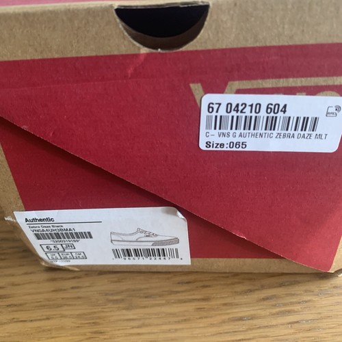 Ladies Vans Size 5.5 Bnib Black White Purple - Picture 11 of 12