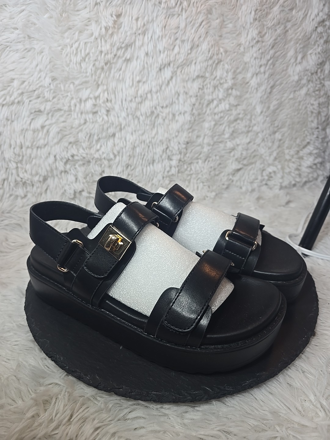 APL Vodbod Snagle con cinturino in pelle nera taglia 9 5