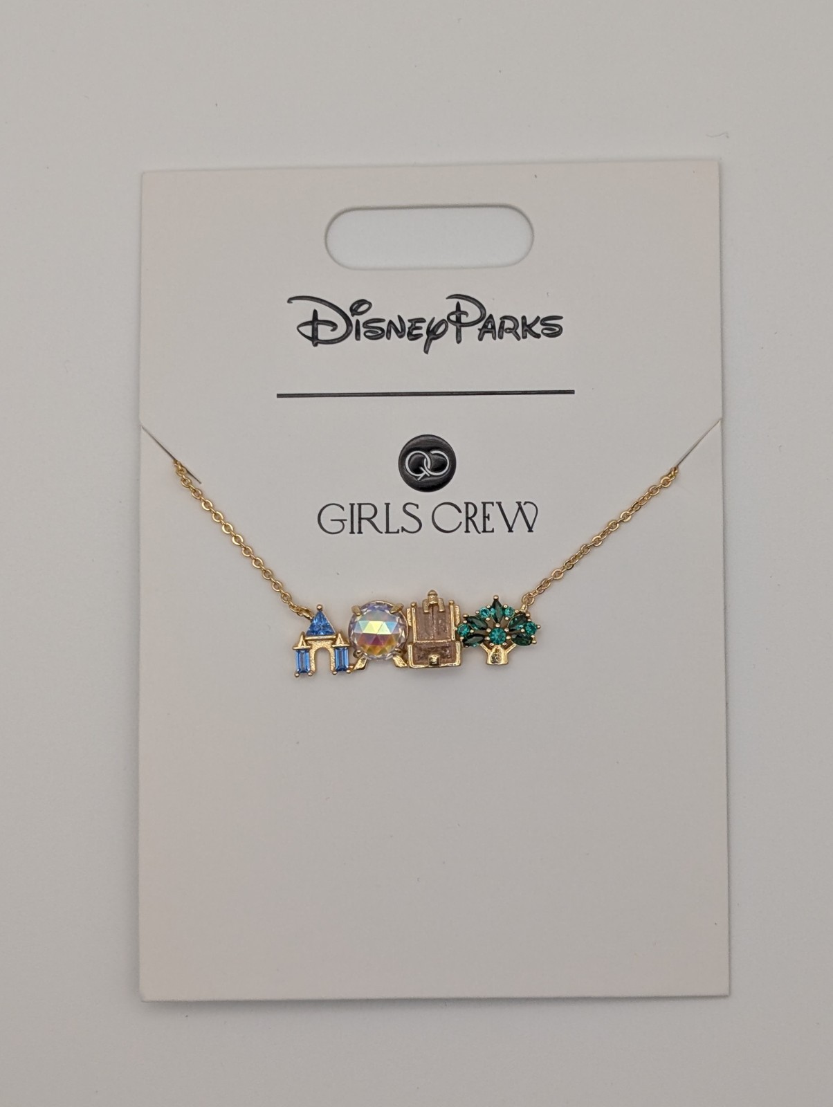 Disney Parks Four Parks WDW Attractions Icons Necklace By Girls Crew New