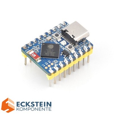 WaveShare ESP32-S3 Mini Development Board Pre-Soldered 2.4GHz Wi-Fi Bluetooth 5