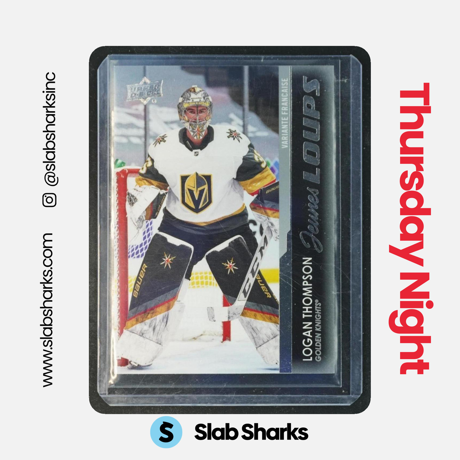 2021 UPPER DECK #219 LOGAN THOMPSON FRENCH YOUNG GUNS RC ROOKIE