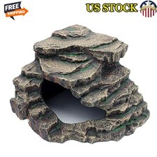 Extra Large Reptile Hideout Cave Decor Stable Amphibian Habitat 10x10x8 New