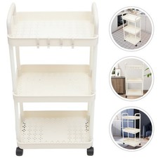 Trolley Storage Shelf Organizing Cart Snack Organizer Rolling Pantry