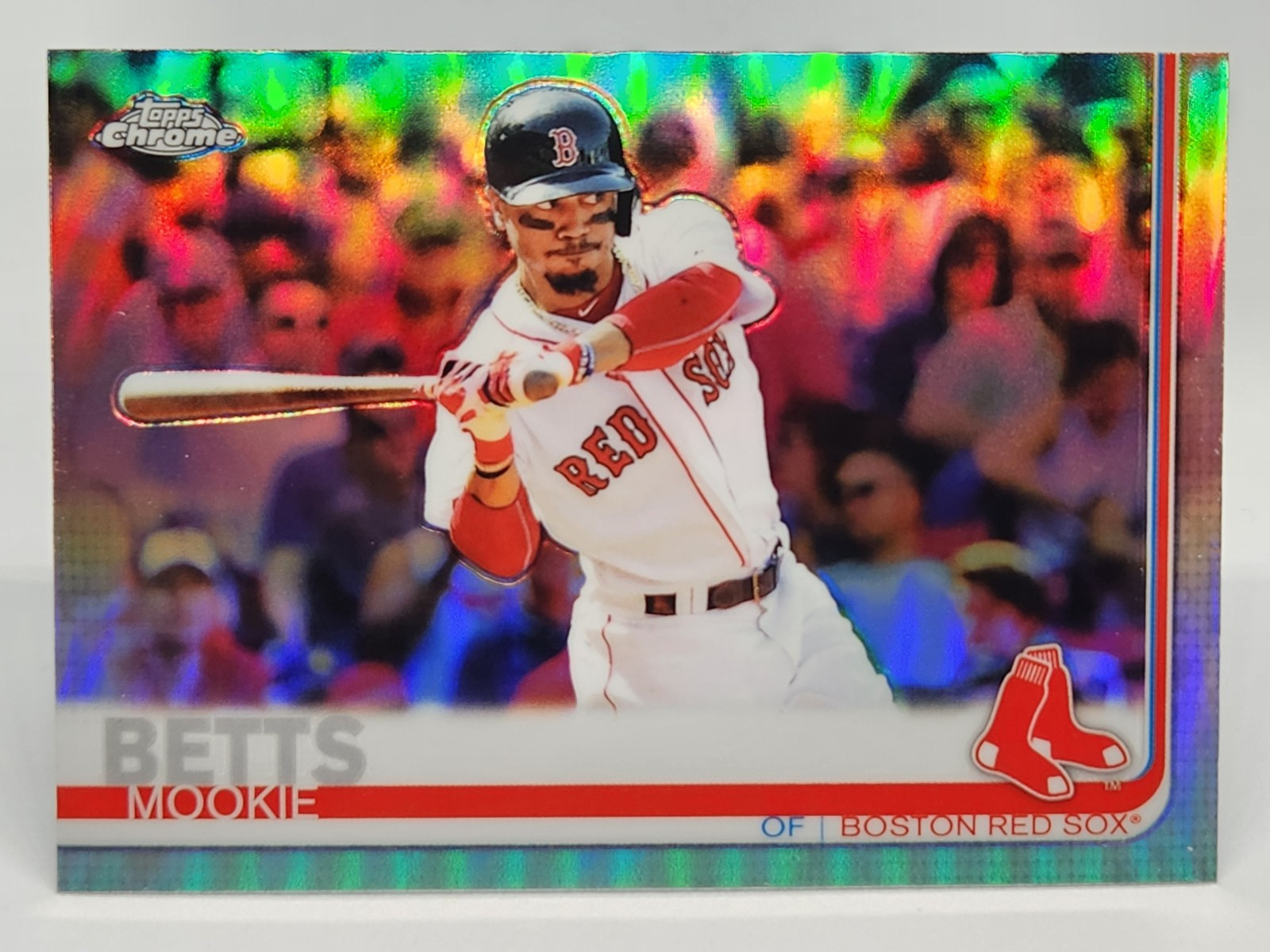 Mookie Betts 2019 Topps Chrome Refractor Card #50 NM-MT 