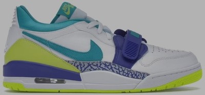 Just Don x Jordan Legacy 312 Low Neon Aquamarine for Sale
