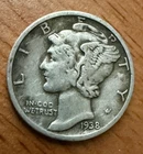 1938 S Mercury Dime XF