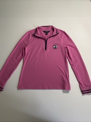 Polo Ralph Lauren Golf 1/4 Zip Pullover Pebble Beach Golf Links Youth L 12-14