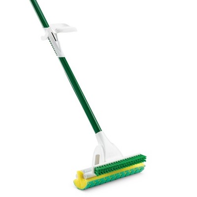 Libman Nitty Gritty Roller Sponge Mop with Scrub Brush New Upgrade