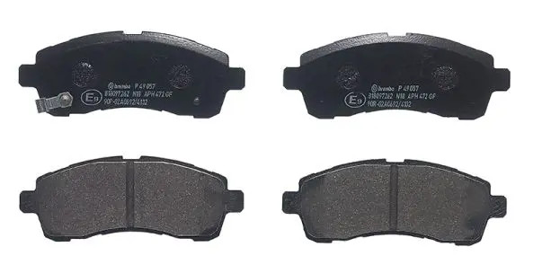 Plaquettes de frein P 49 057 BREMBO pour MAZDA 2