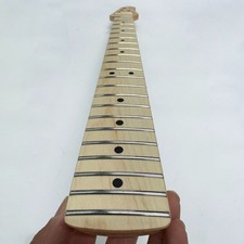DIY Maple Electric Guitar Neck, Maple Fingerboard, 22 Frets, 25.5 Inch Scale