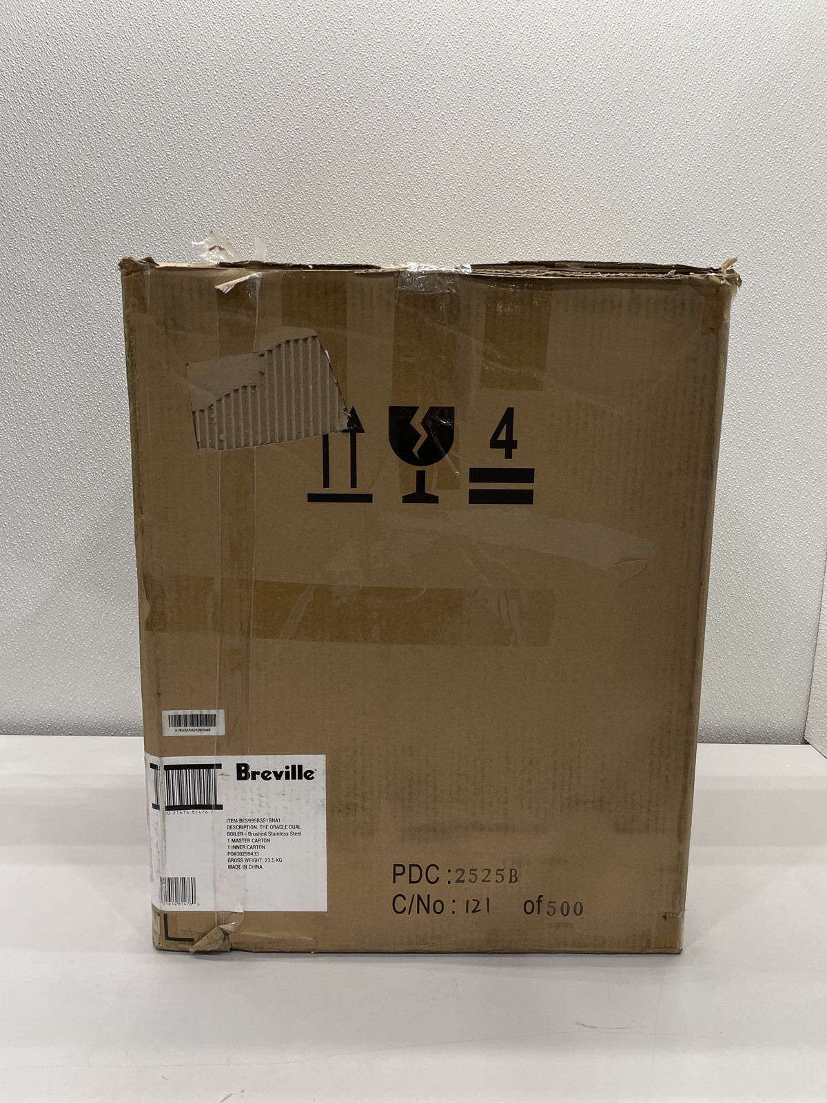 Breville Oracle Dual Boiler Espresso Machine Brushed Stainle