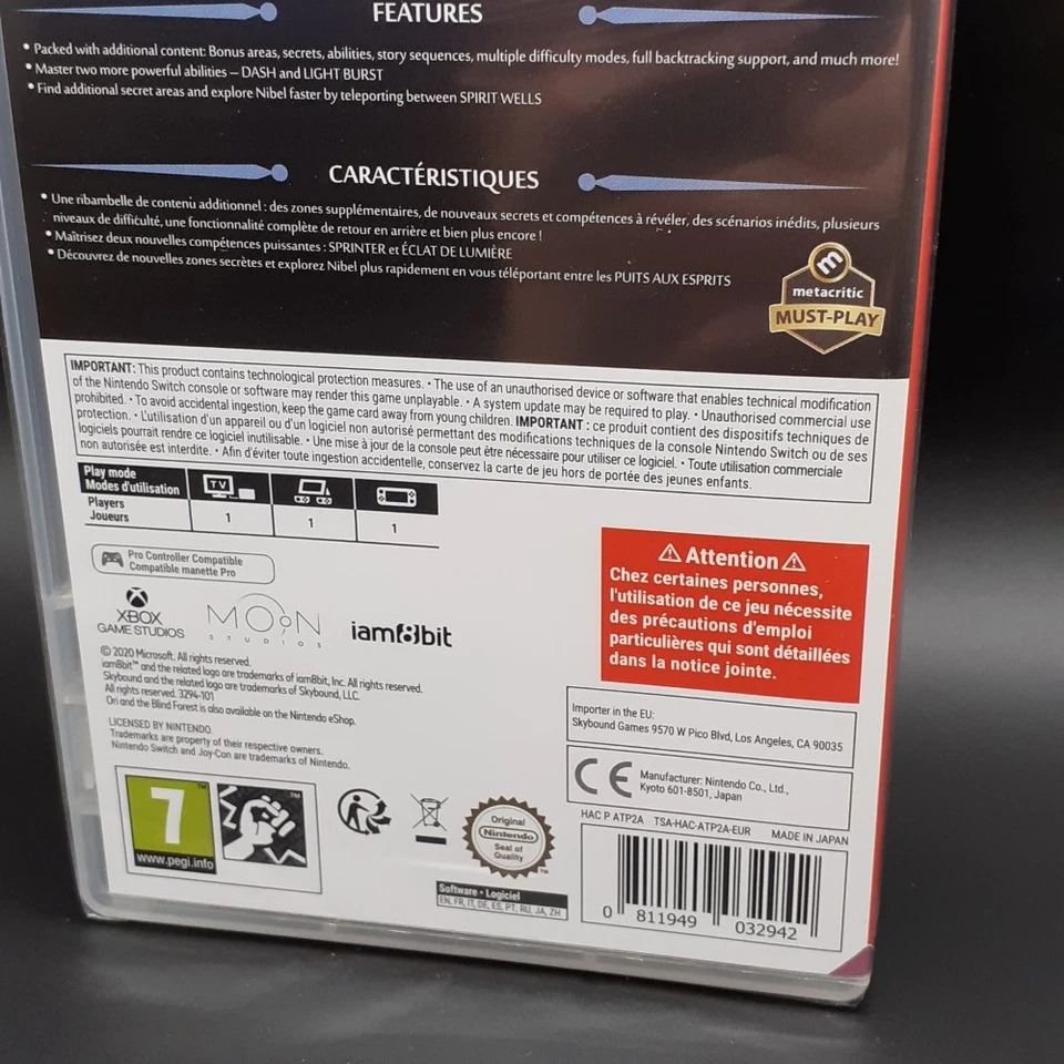 Ori And The Blind Forest Definitive Edition Switch Game In EN-FR-DE-ES-IT NEW Pl - Image 4 of 4