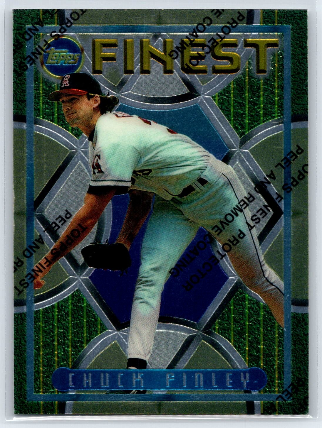 1995 Topps Finest Chuck Finley California Angels #87