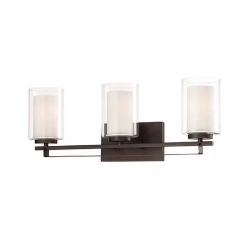 Minka Lavery 6103-172 Parsons Studio 3-Light Bath Vanity in Smoked Iron