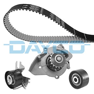 1X Dayco KTBWP9670 Wasserpumpe + Zahnriemensatz FüR CitroëN Ford Fiat Peugeot DS-image