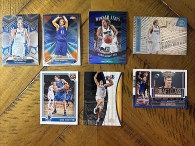 Dirk Nowitzki Lot of 7 Cards (2002-24) Mavericks   Listed Below  MT 