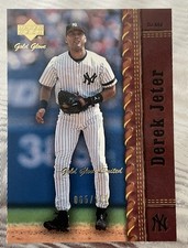 2001 Upper Deck UD Gold Glove LIMITED #40 Derek Jeter N.Y. Yankees HOF SP / 100