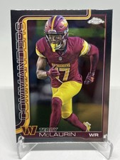 2025 Topps Chrome Football Base Terry McLaurin Washington Commanders #208