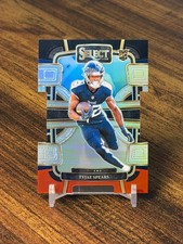 2023 Select TYJAE SPEARS Black & Red Die-Cut Rookie No. 97 Tennessee Titans