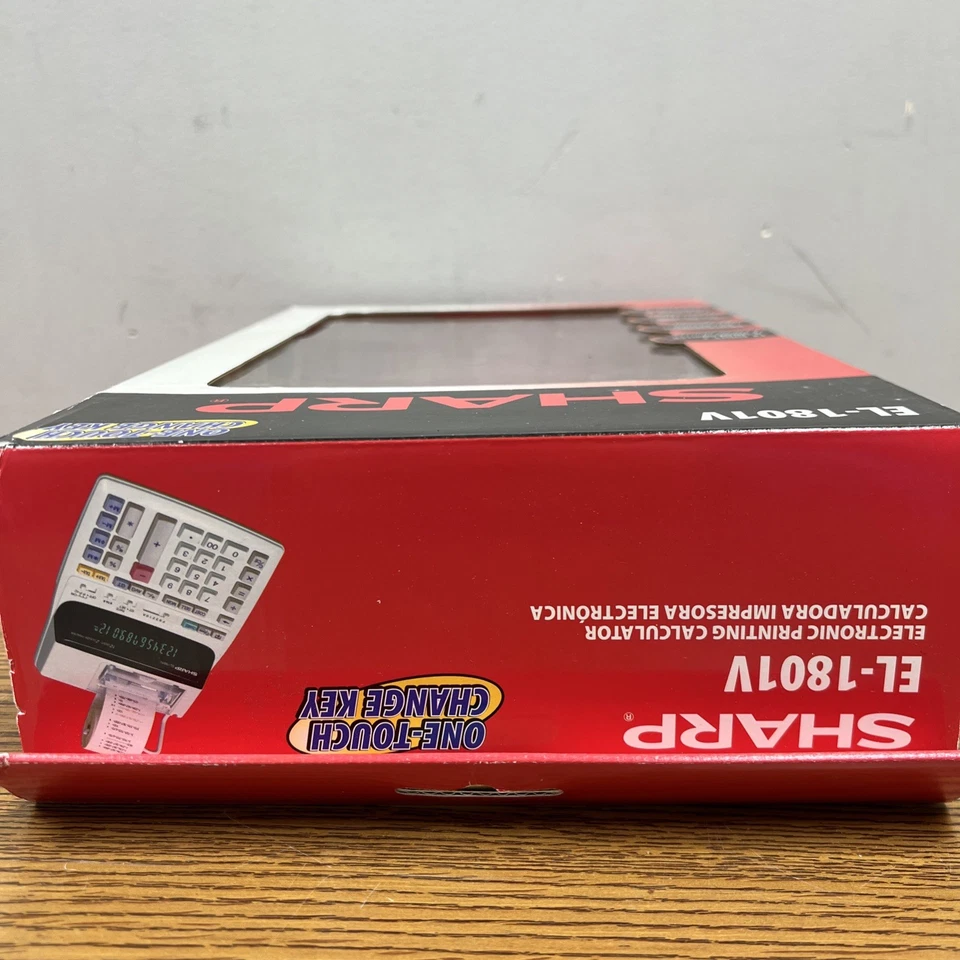 Sharp EL-1801V Printing Calculator - Image 3 of 4