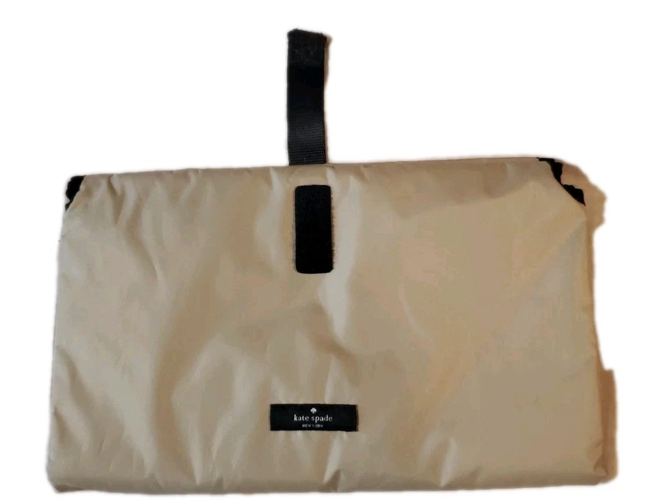 Almohadilla Cambiadora de Pañales Kate Spade Viaje Bronceada Usada en Excelente Condición Unisex Bebé Foto 2 de 4