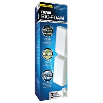 Fluval FX Filter Replacement Bio-Foam Block 3-Pack (A228)