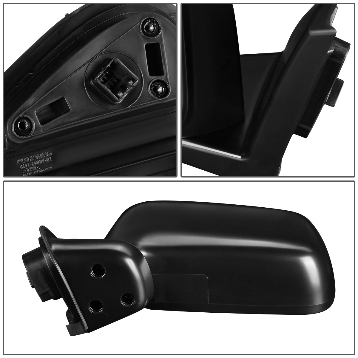 FOR 97-01 HONDA CRV OE STYLE POWERED LEFT SIDE REAR VIEW DOOR MIRROR ASSEMBLY