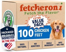 Premium Chicken Feet Dog Treats - Dehydrated Poultry Foot - No Additives - Diges