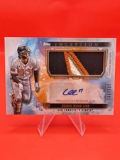 2024 Topps Inception Jung Hoo Lee RC Patch Auto /200 Giants Free Shipping!