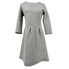 Hubert Gasser Gray Knee length fit flare 3/4 sleeve dress EU40 (Fits US 8)