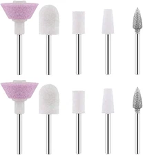 10 Pieces Nail File Replacement Head Refills for Perfect Finishing and Well Touc