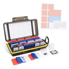 Dual Protect Memory Card Case with 42 PCS for 24 SD  18 Micro SD  With Box  