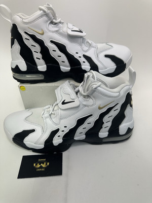 Nike Air DT Max '96 Men's Size 9 White Black Vegas Gold HM9236 100 No Lid