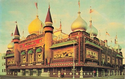 World's Only Corn Palace South dakota Vintage Postcard