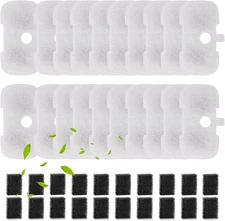 SORON 20 Packs Filter Replacement Compatible with PETLIBRO Rectangle-20 pcs 