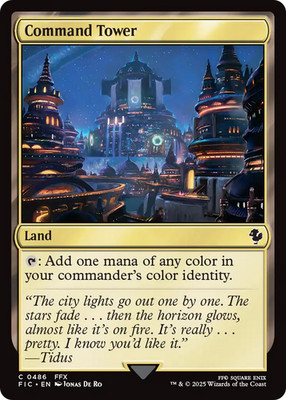 Command Tower #486 (NM) - MTG - UB Final Fantasy Commander Magic: The Gathering