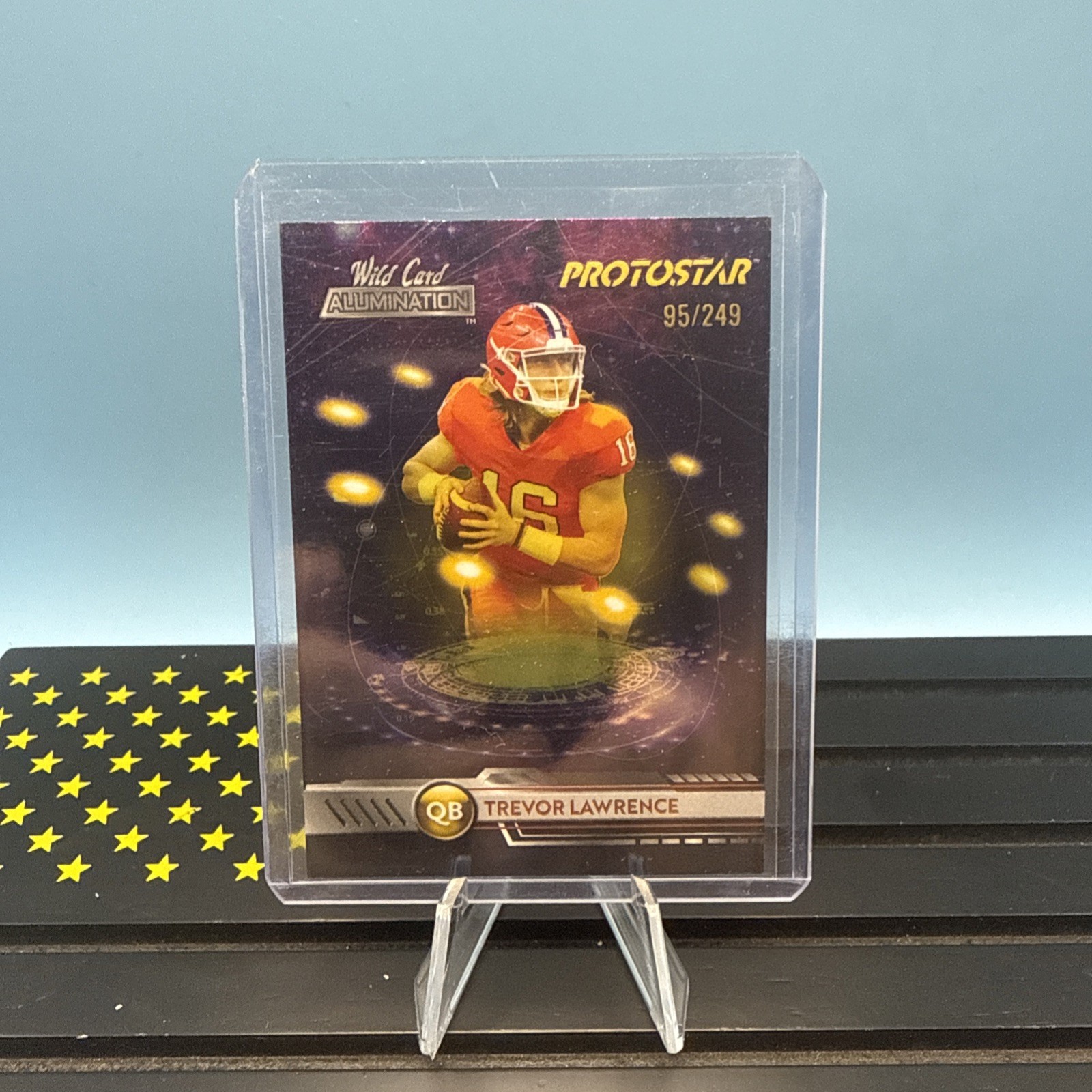 Trevor Lawrence Wild Card Alumination Protostar #PS1 Yellow