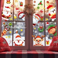 Fensterbilder Weihnachten 9Tlg Selbstklebend Fensterdeko Aufkleber Winter Deko