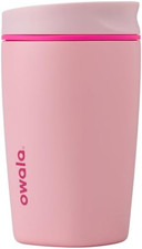 Owala Smoothsip Slider Insulated Stainless Steel Coffee Tumbler, Reusable Iced C