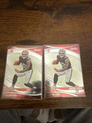 2025 Panini Absolute Football Quinshon Judkins RC Lot of 2