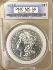 1902-O Morgan Dollar $1 Silver New Orleans Uncirculated Blast White